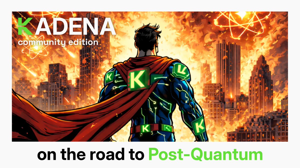 Quantum computers are advancing fast. Is crypto ready? Kadena is proposing a roadmap to become the first post-quantum secure blockchain. 

🔥 A critical read for the future of the ecosystem.

👉 medium.com/@communitykade…

#kadena $KDA