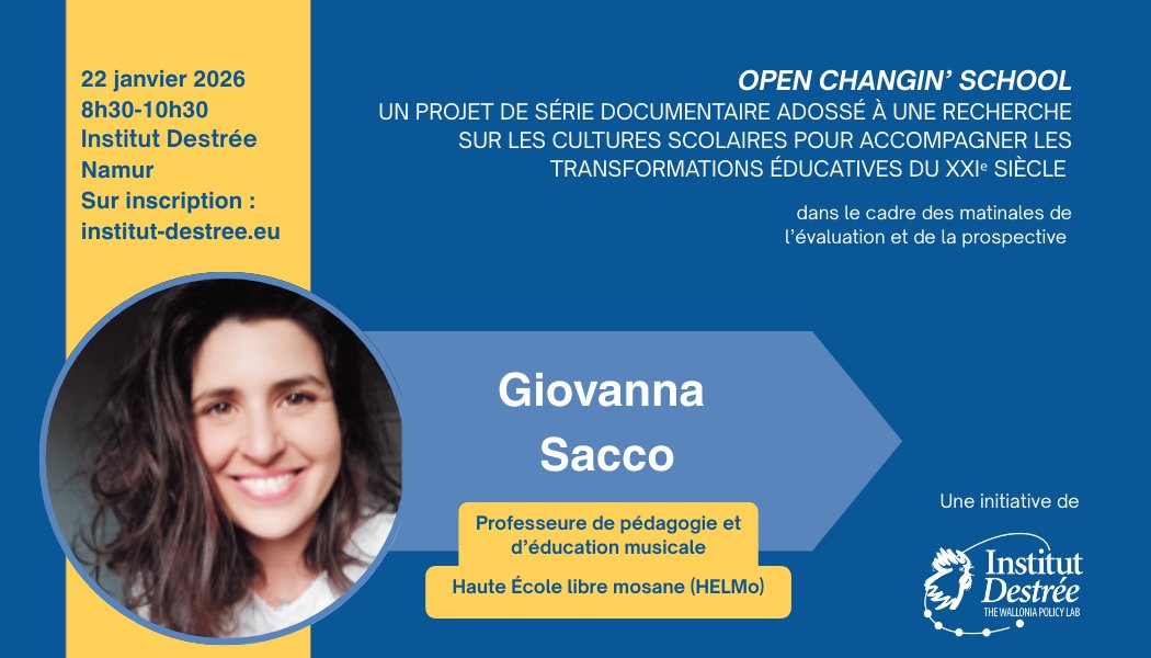 Institut Destrée - The Wallonia Policy Lab tweet media