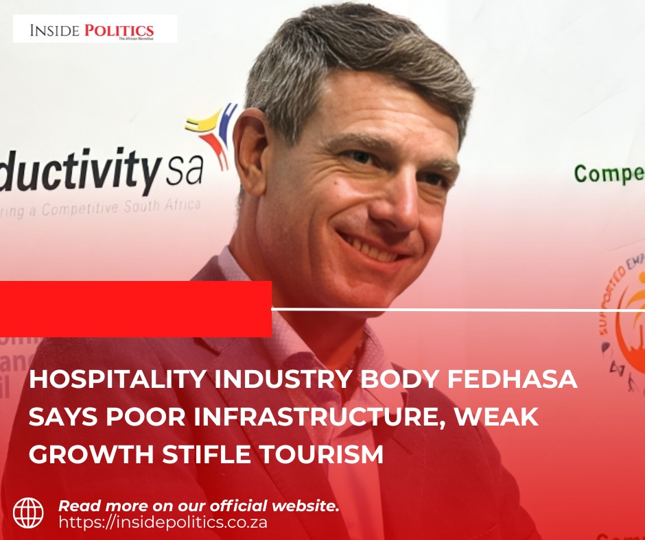 InsidePoliticSA's tweet image. Tourism potential is held back by poor infrastructure and slow growth, says Fedhasa. Stronger investment can unlock jobs and vibrant travel experiences. 
Full story here: insidepolitic.co.za/hospitality-in…
#Fedhasa #Tourism #SouthAfrica #Infrastructure #Hospitality #TravelIndustry