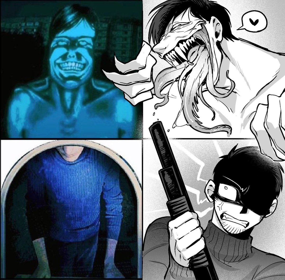 bbobnz's tweet image. paleman about to crack the homeowner
#palegun #ninah #noimnothuman