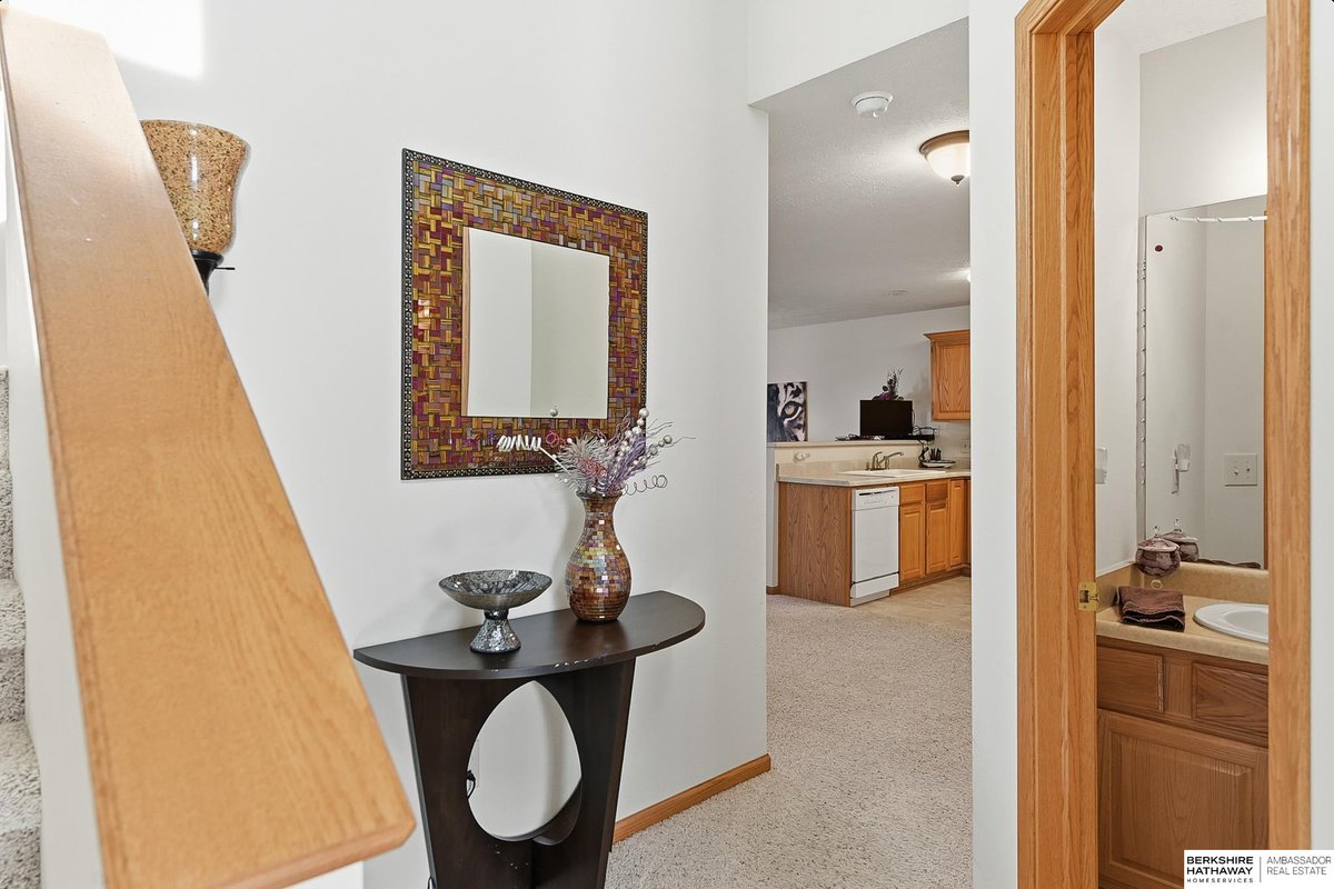15322 Amy Plaza, Omaha, NE, 68137
3 bed | 2.5 bath 1790 Sq. Ft.
Active | $260,000
bit.ly/4syIHaY
Welcome to this wonderful 3-bedroom, 3-bathroom townhome offering comfort, convenience, and plenty of space to spread out. The open-concept main floor features a bright...
