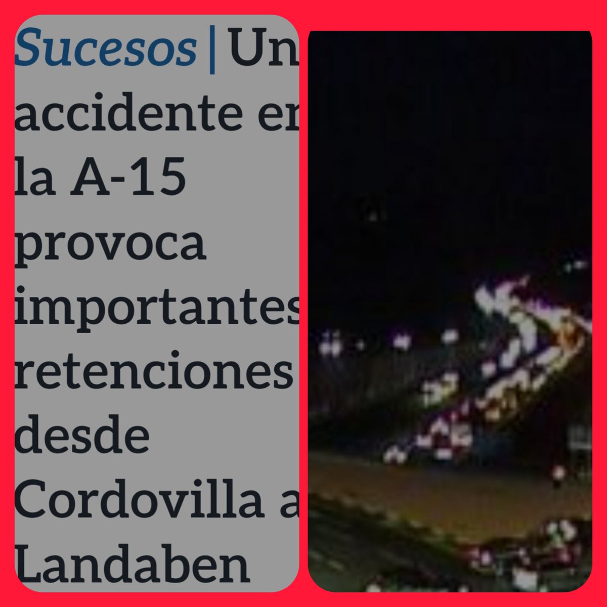 En la foto,Diario de Navarra, se refleja una situación de COLAPSO que ya es crónica.
UPN ha denunciado y lamentado esta situación en los accesos a Zizur.
🟥📢🚙🚨🚙🟥