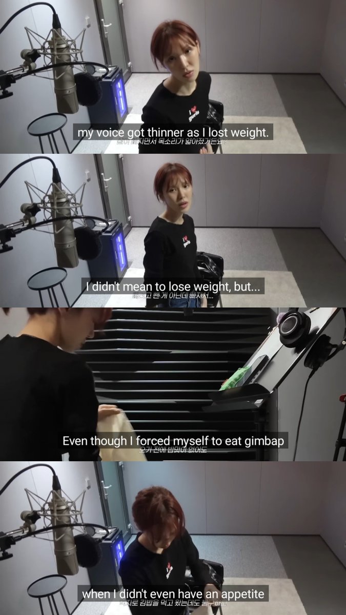 wendywarmheart_'s tweet image. She has spoken about this multiple times. She's aware that she has been losing weight recently, and she didn't mean to lose it. She even tried to gain some weight.

Before you comment on her body, please remind yourself of this and try not to body-shame her in any way. Thank you.