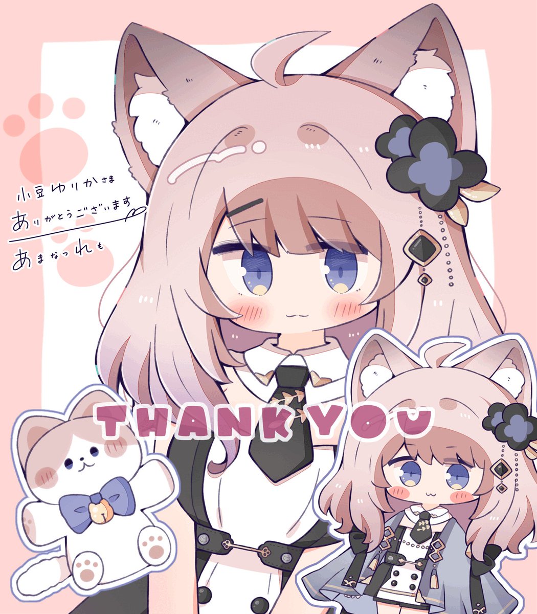 Skebリクエストにて『小豆ゆりか様』を描かせていただきました！ありがとうございました🐾
ふわふわなお耳と髪！衣装もとっても素敵で「可愛い可愛い」と思いながら描いていました☺️
#skeb #Commission