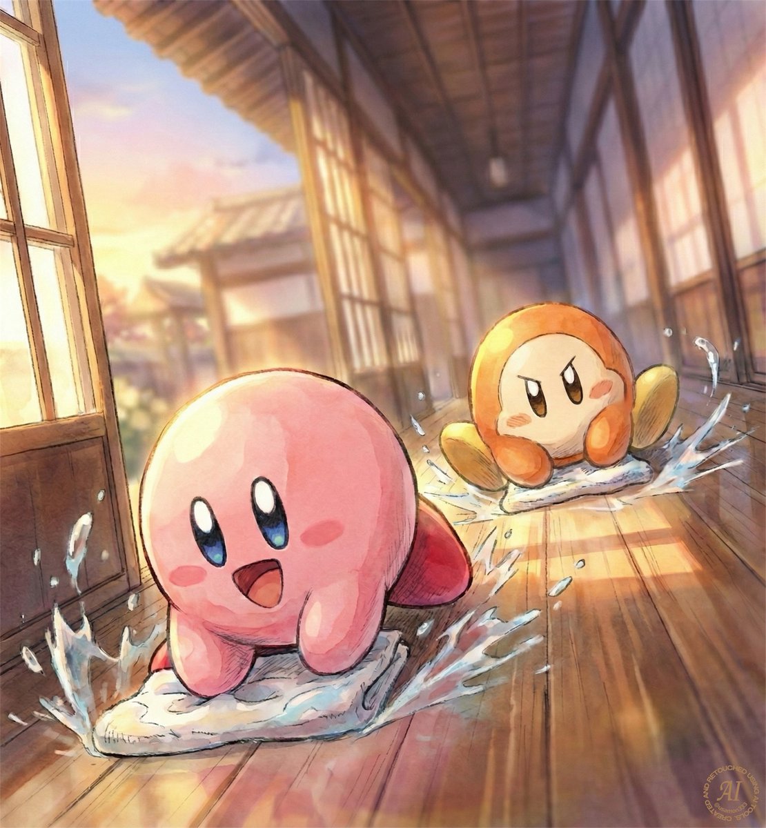 usamon333's tweet image. 雑巾掛けエアライダー