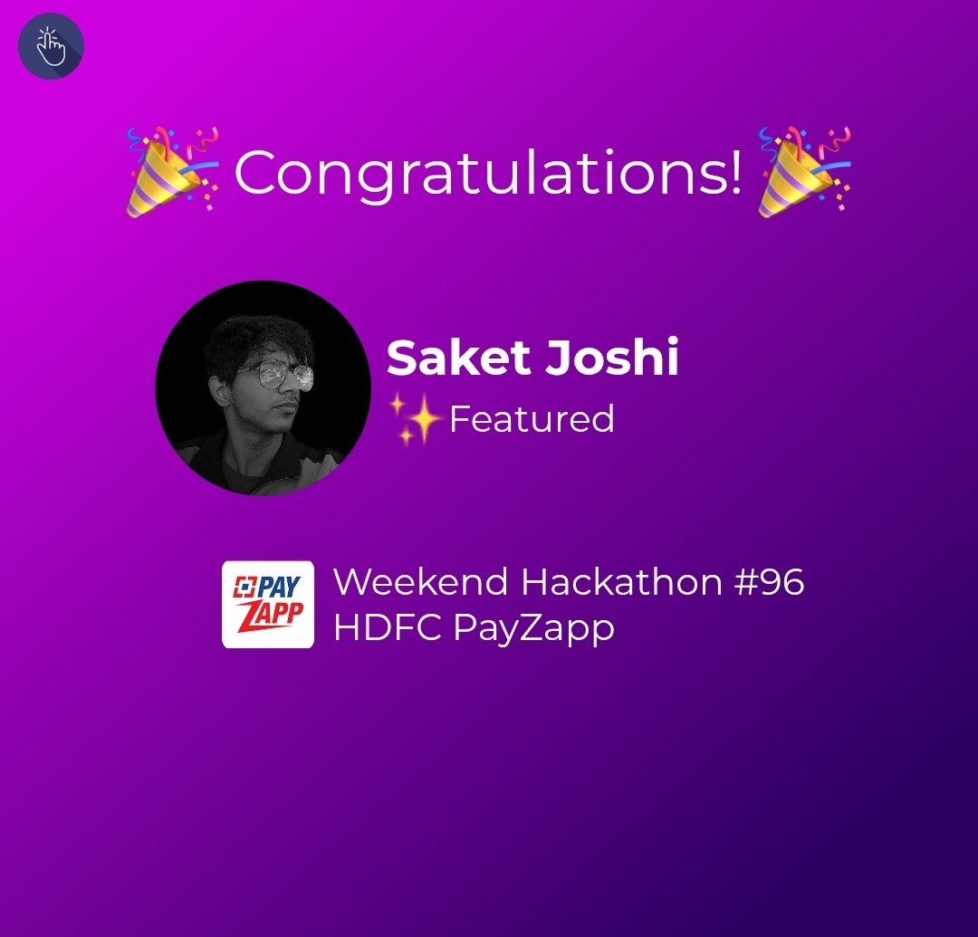 uxhack_co's tweet photo. ✨ Featured Designer of Weekend Hackathon #96 on HDFC PayZapp challenge is:

⭐ @saket_design

🥳 Congratulations!

👉🏻 Check out the top solutions at: https://t.co/Dn42DxxsEH

#HDFC #PayZapp #bankingapp #uxhack #design #hackathon #userexperience #uiredesign https://t.co/94XW4M3whJ