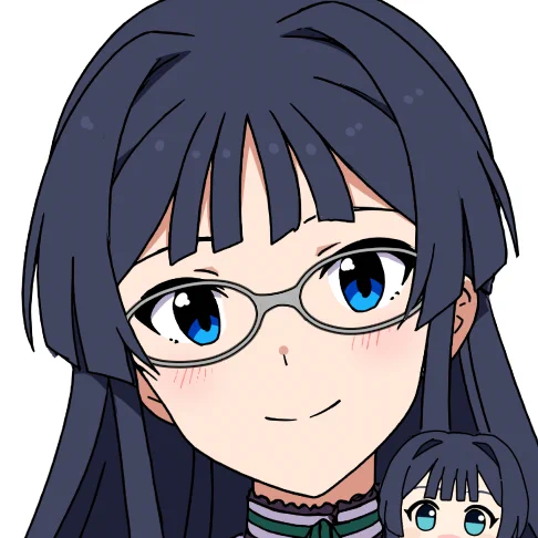 眼鏡のフレーム用意してイラストに色々合わせてると等身大パネルにメガネフレーム重ねる人の気持ちょっとわかってきた