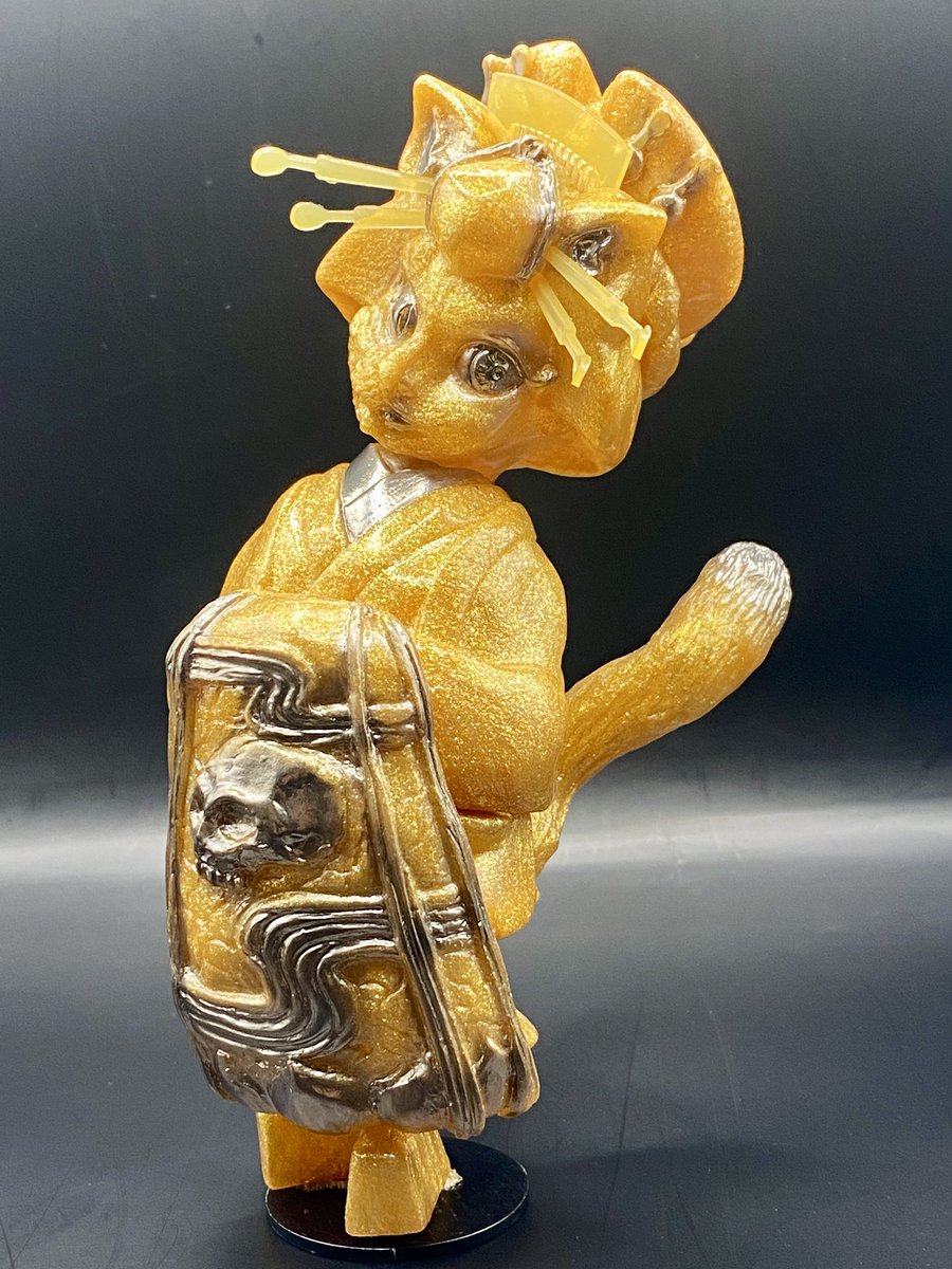 ヒカリトイズ 化猫遊女 地獄太夫 ソフビ 物ノ怪少女 化猫遊女〜地獄太夫 | ヒカリトイズ