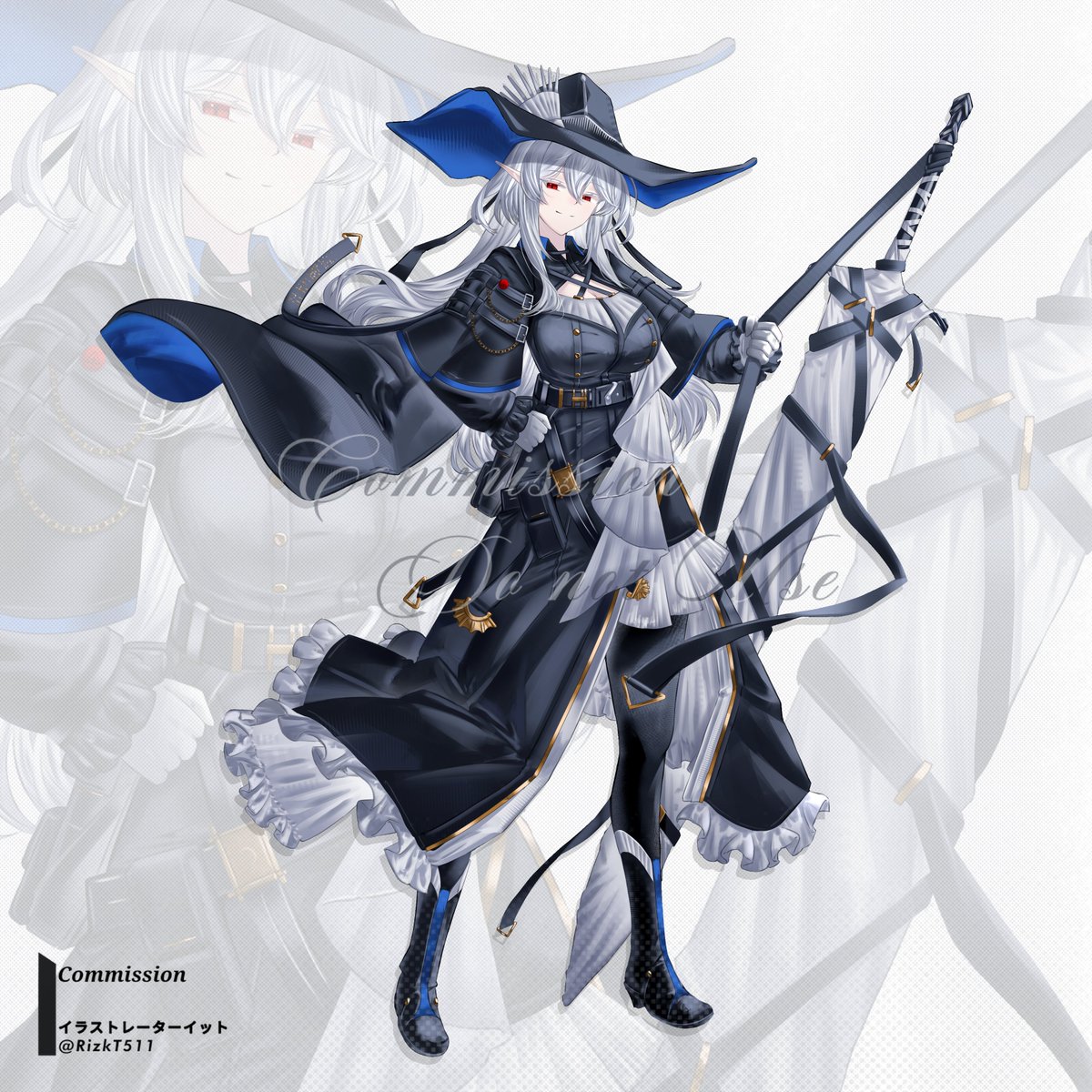 Abyssal hunter OC design request has completed, thank you 🙏

#OC #Commission