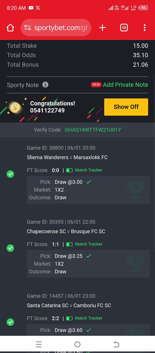 Orthogonal19's tweet photo. @officialmoore7 @ThedrawQueen I did rebet after the the lost n I won.
Thanks guys 🎉 https://t.co/tA8huhvZLl