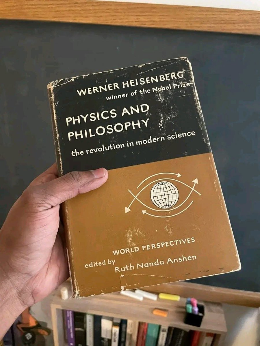 PhysInHistory's tweet image. We have to remember that what we observe is not nature herself, but nature exposed to our method of questioning.

-- W. Heisenberg 
(Physics and Philosophy, 1958)