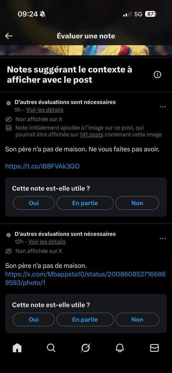 raphoucc's tweet image. super utile les notes de x