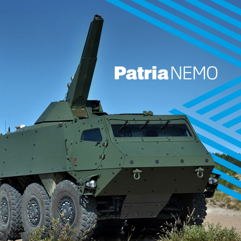 group_patria's tweet photo. Patria NEMO releases the full potential of modern mortar systems. Turreted, remote-controlled 120 mm mortar system calls for mobility, protection and accuracy. 💥