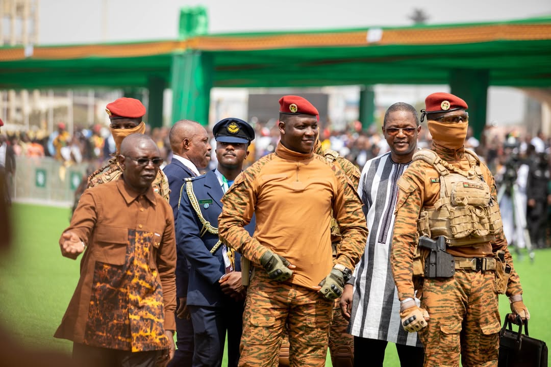 tv3_ghana's tweet photo. Exactly one year ago today, Burkina Faso's Ibrahim Traoré touched down in Ghana for the inauguration ceremony of President John Dramani Mahama and Vice President Naana Jane Opoku-Agyemang. 🇬🇭

#TV3GH https://t.co/A1Uiw0DYME