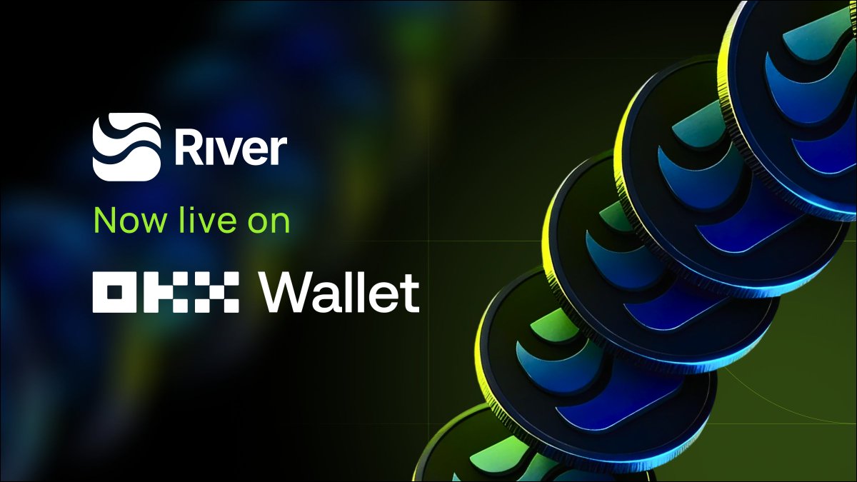 WiseCrypto_'s tweet image. 🚀 $RIVER is live on OKX @wallet!

Join the X Launch on OKX Wallet and claim your $RIVER rewards 💧

🏆 33,333 $RIVER Prize Pool
⏰ Registration open for 24 hours only
👉 Register by Jan 8, 8 AM UTC
🔓 Claims go live Jan 8, 10 AM UTC

🔗 web3.okx.com/ul/Uhyg86

@RiverdotInc…