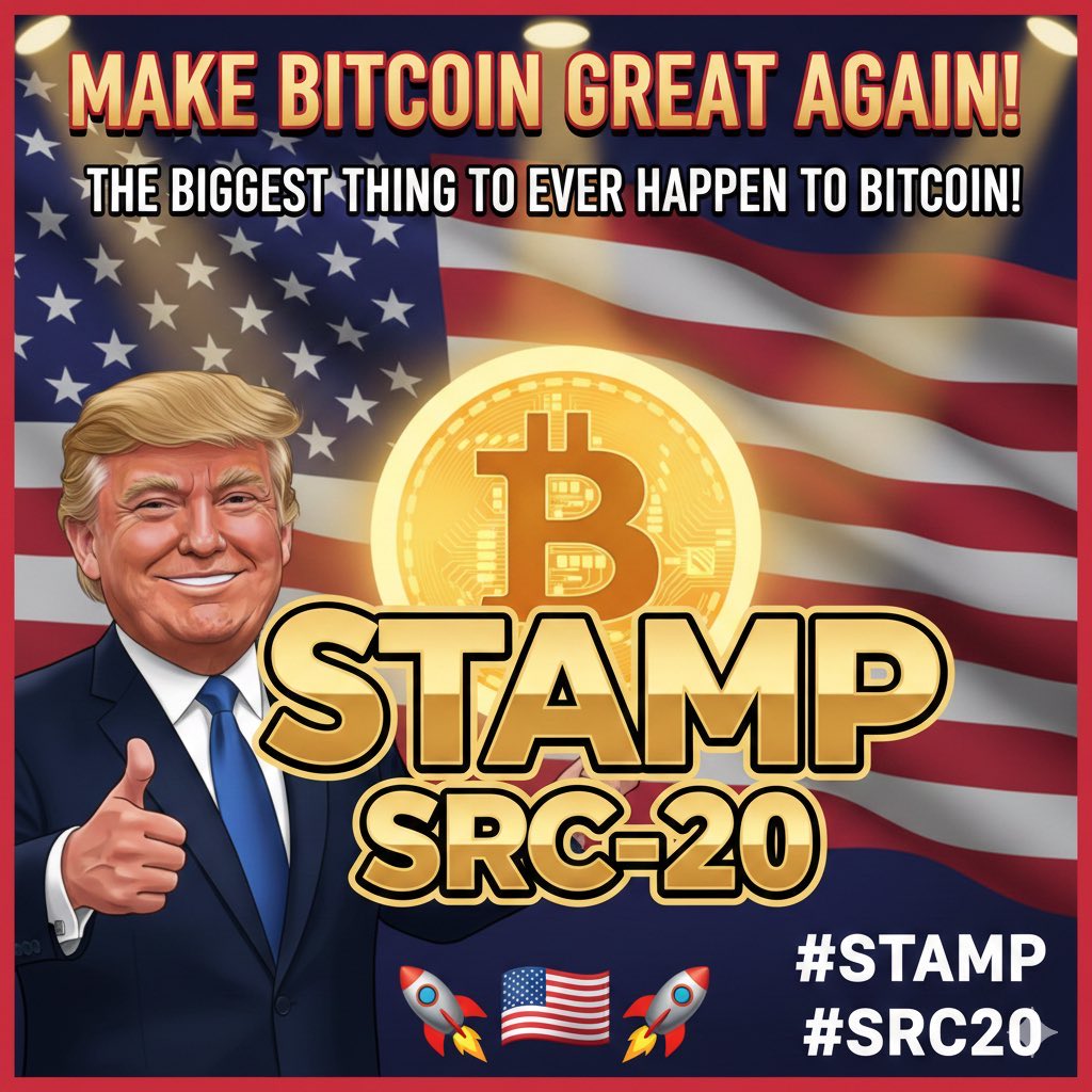 👀 make #bitcoin great again #stamps