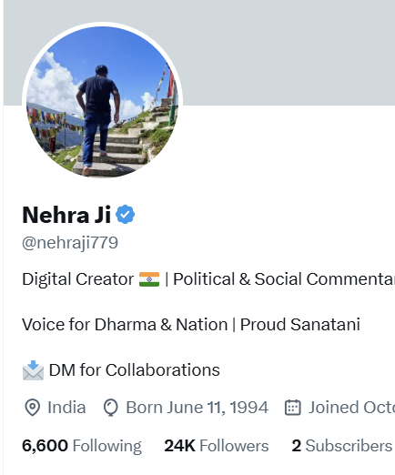 Nehra Ji tweet media