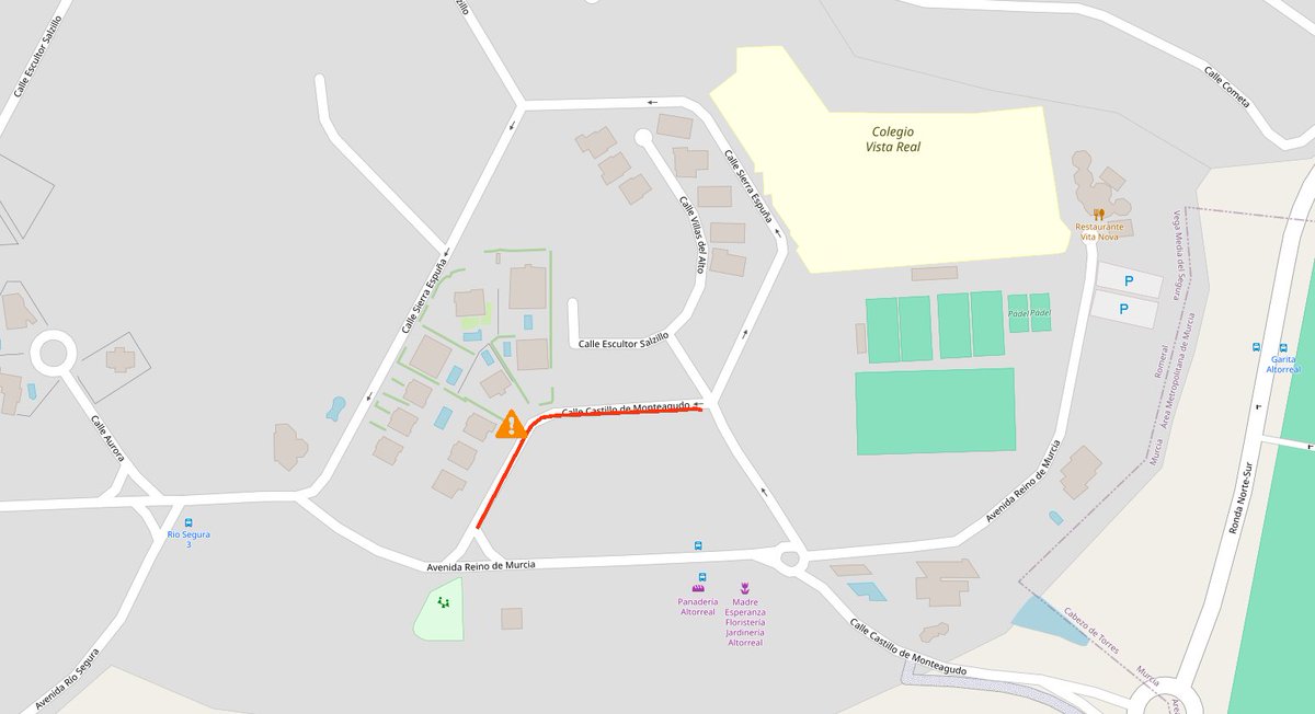07/01 #incidenciasuministro: incidencia de red, se interrumpe temporalmente el suministro de agua hasta las 16:00 horas aprox. Zona afectada: C/ Castillo de Monteagudo (Altorreal). Disculpen las molestias.
 sercomosa.maps.arcgis.com/apps/Embed/ind…