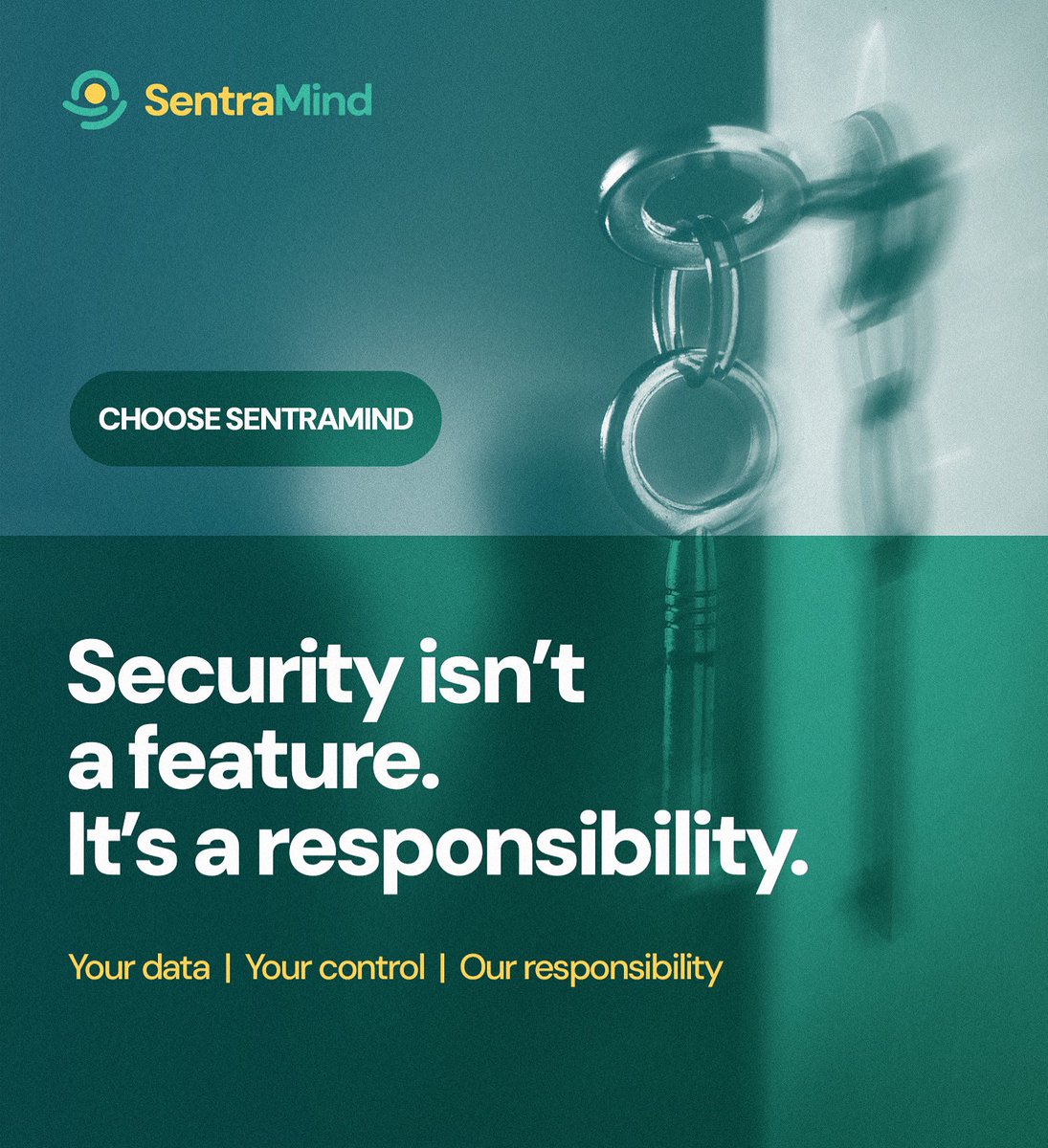 sentramind1's tweet photo. Your mental health conversations are encrypted end-to-end on SentraMind.
What you share stays private—protected from unauthorized access at every step.
#EndToEndEncryption #PrivacyByDesign #SentraMind https://t.co/i24WvY1Yly