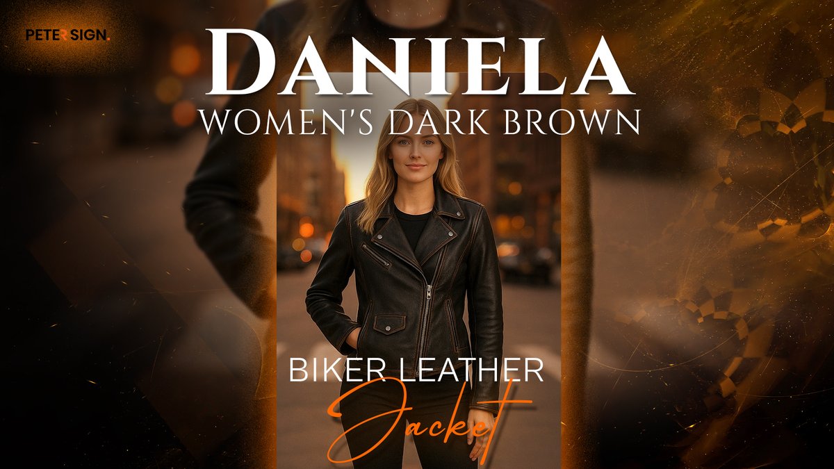 peter_sign's tweet image. Leather jacket season is officially here. 🍂 There’s nothing like that feeling of putting on your favorite jacket and instantly feeling more confident. 

#PeterSign #BikerLeather #WomensFashion #LeatherJacketStyle #LeatherWeather #FallFashion2026 #DarkBrownLeather #MotoJacket