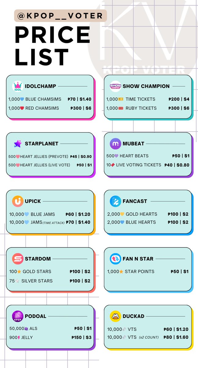 Kpop__Voter's tweet photo. wts lfb selling wtb lfs idolchamp idol champ starplanet star planet mubeat upick fancast duckad stardom fann star podoal the show champion music core bank blue jams red chamsims hearts time ruby tickets als heart jellies beats jelly live voting points vts yellow gold silver stars https://t.co/6sgELMkxNS