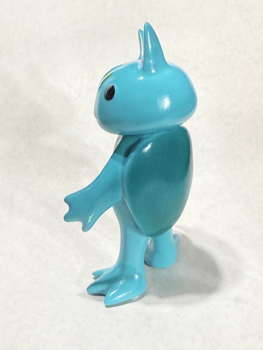 ネコカッパのソフビ トランスポップよりブルーとピンクが近日発売の予定