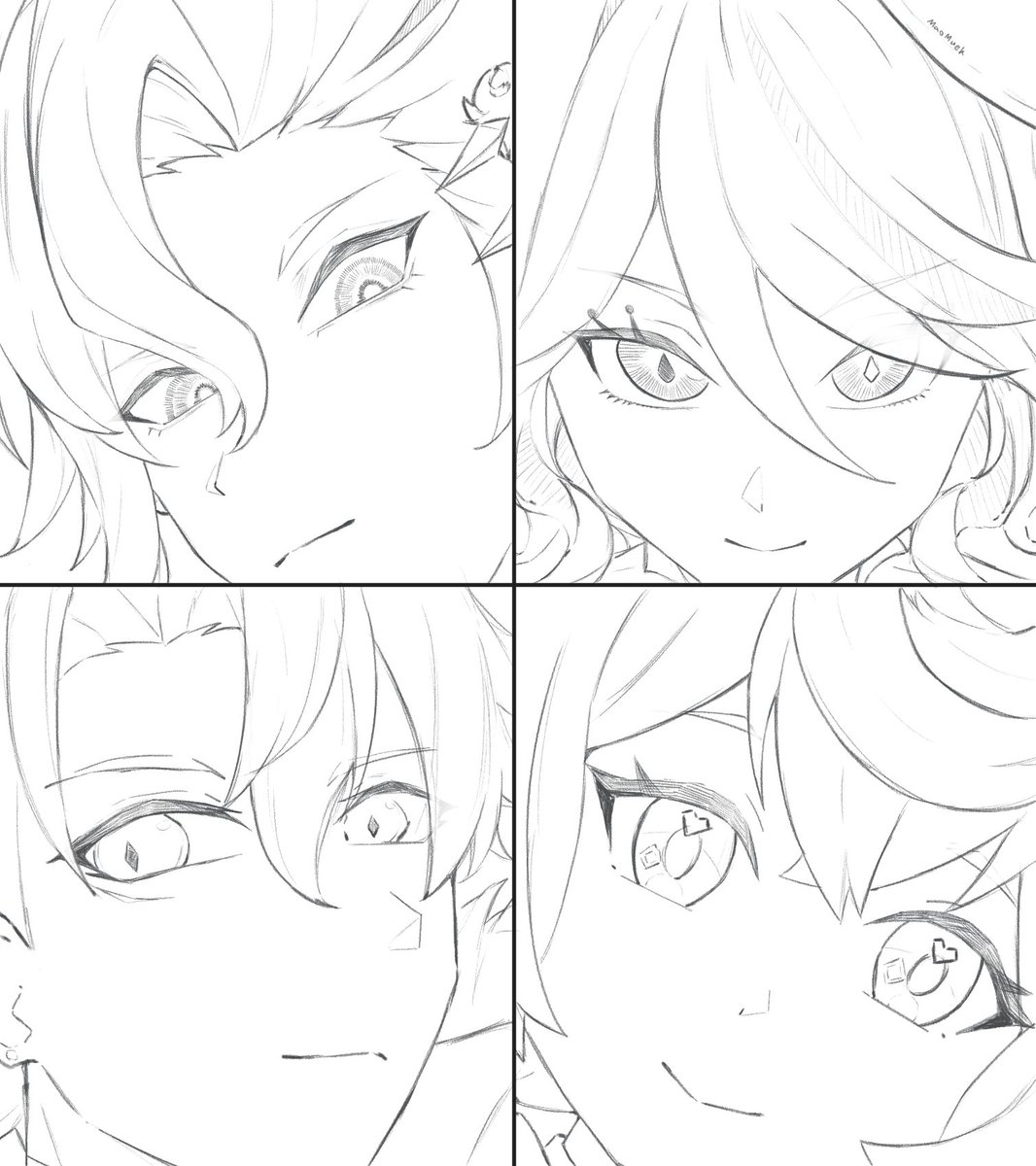 partner💙
#Genshin_Impact #Neuvillette #Furina #Wriothesley #Sigewinne