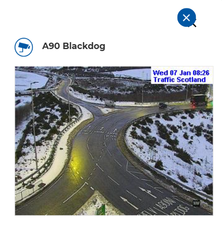 trafficscotland's tweet photo. 📸 Here are some images of the current conditions on the #A90 this morning 

❄️ Its still looking white out there; however, our gritters are out to keep Scotland's roads safe . You can check for gritters in your area here: https://t.co/P5wzO0BcTZ

@NETrunkRoads https://t.co/zXBbDctP2r