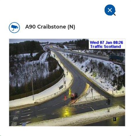 trafficscotland's tweet photo. 📸 Here are some images of the current conditions on the #A90 this morning 

❄️ Its still looking white out there; however, our gritters are out to keep Scotland's roads safe . You can check for gritters in your area here: https://t.co/P5wzO0BcTZ

@NETrunkRoads https://t.co/zXBbDctP2r