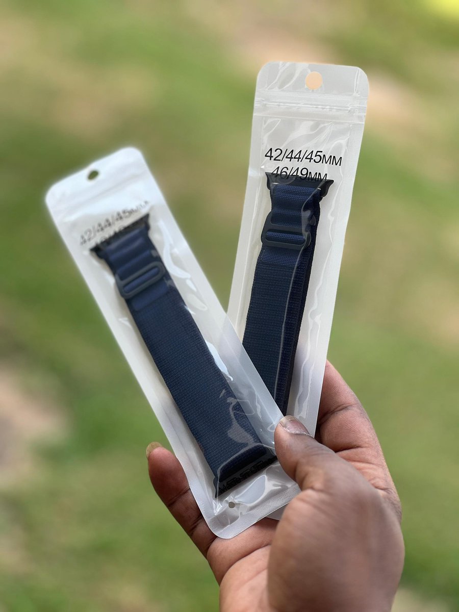 icellhub_gh's tweet photo. Brand New Apple Watch Alpine Loop Straps for  Apple Watch Ultra 3 Black Edition and Apple Watches 
Sizes 42MM /44MM/45MM/46MM/49MM

Price :: Gh¢ 180 each

Swipe for Available in Colors ➡️➡️

WhatsApp/Call:: 0555551816 to Order .

#icellhub_gh #appletrailloop https://t.co/J87bx9M4GK