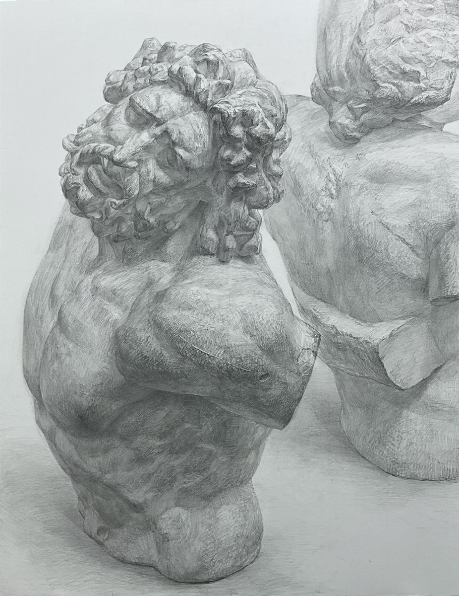 ラオコーンと奴隷です。 ໒ξ ¯´Д¯)୭ ໒꒱( ˘´–˘ )ঌ （↑顔文字で石膏