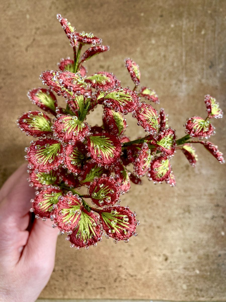 PieniSieni(ピエニシエニ) オフフープ立体刺繍作家 tweet media