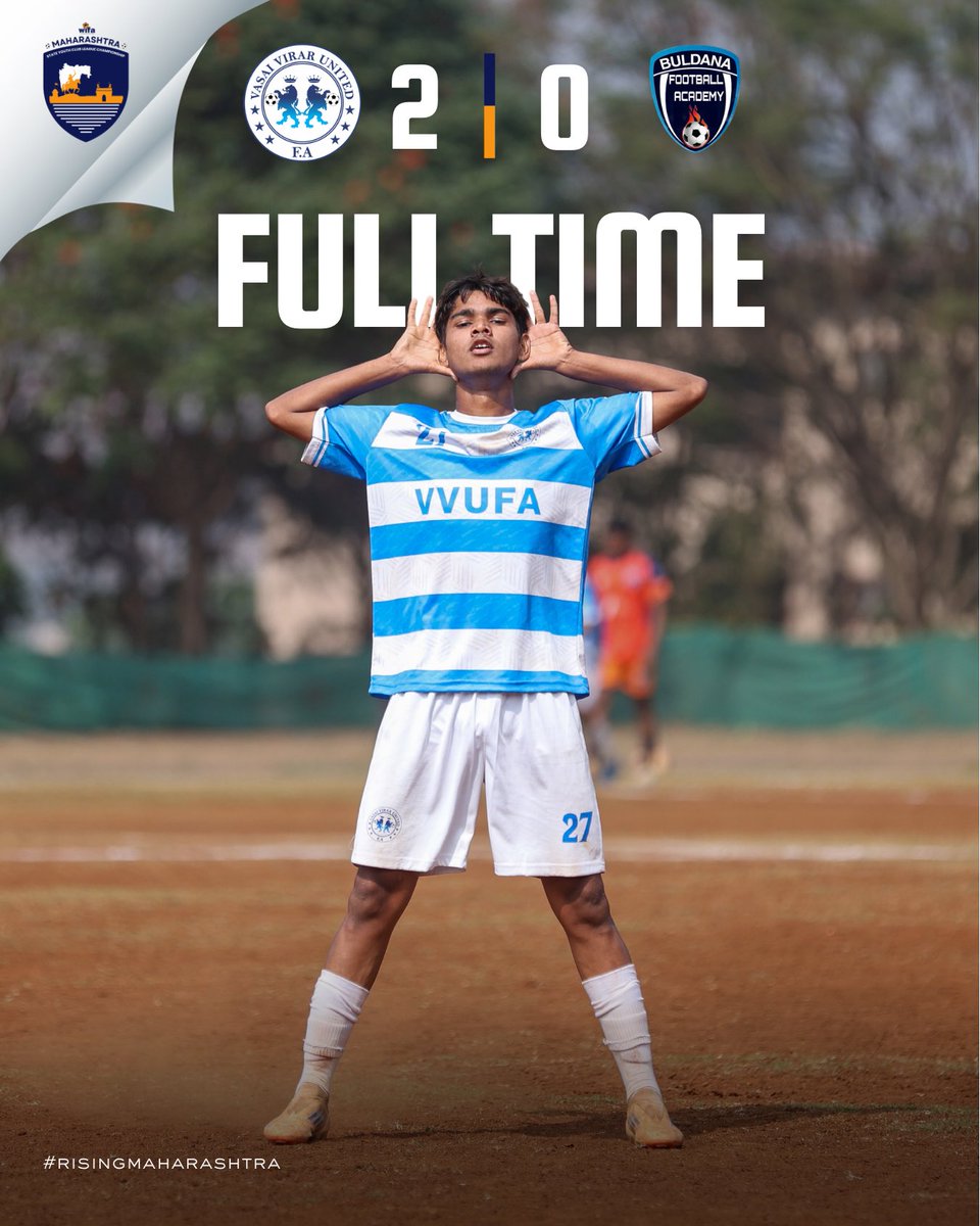 WIFAOfficial's tweet photo. WIFA U-17 Boys State League Championship
Full-time Score: Vasai Virar 2-0 Buldana FA
#MSYL #StateLeague #U17Boys #RisingMaharashtra https://t.co/IZOA074aLZ