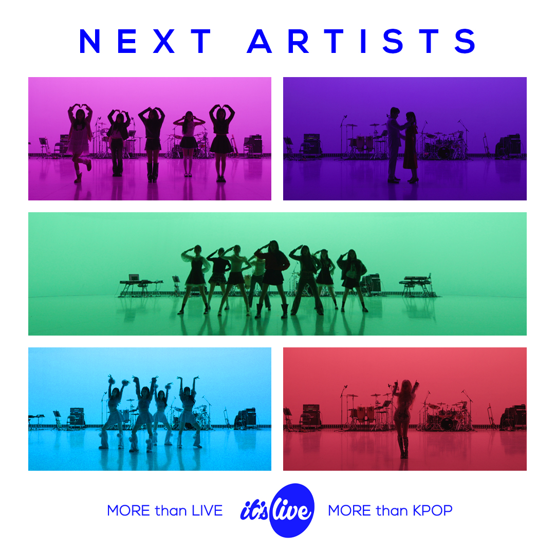 itsLIVEofficial's tweet image. 💥it’s Live NEXT Line-up Spoiler💥

잇츠라이브를 빛내줄 아티스트 라인업 💙 이번에는 어떤 밴드 편곡이 기다리고 있을까요~?🎵 장르 불문 밴드라이브🎸 여러분의 아티스트를 찾아보세요~🧐

it's Live Next Line-up Spoiler is here! Don't miss it!💘
#itsLive #잇츠라이브 #kpop