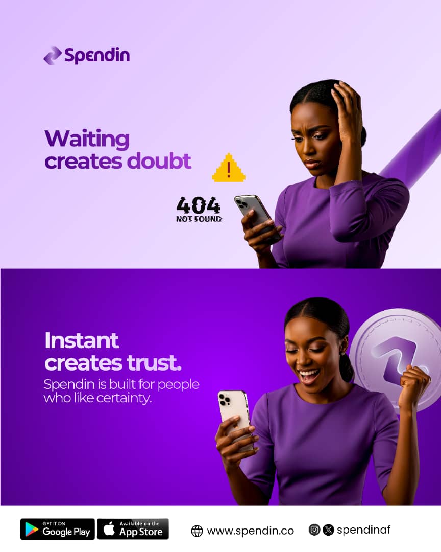 No waiting. No doubt.
Just certainty.
Just keep Spendin'