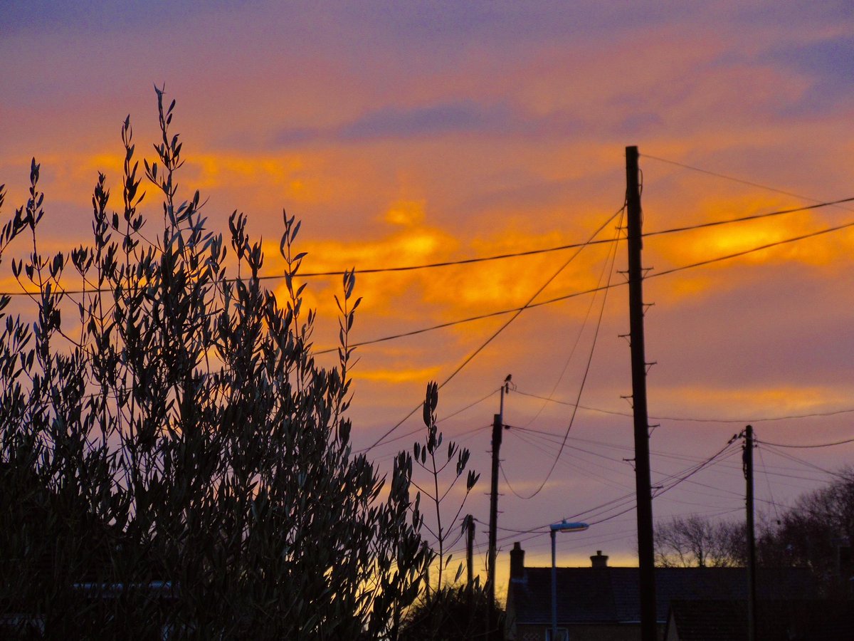 2°c at sunrise this morning from Waterbeach, feels colder due to the windier weather…<a href="/StormHour/">#StormHour</a>