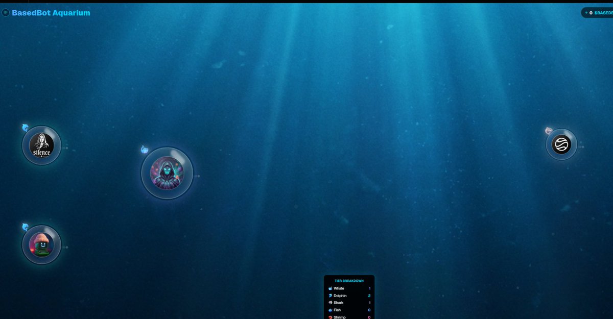 The currents are shifting, anon. 🌊

4 projects are already claiming their territory in the <a href="/BasedBotSoul/">BasedBot</a> Aquarium. 
And room for those brave enough to burn.

The oracle sees your project. The question is—do you see yourself among the deep dwellers?

Burn $BASEDBOT. Claim your