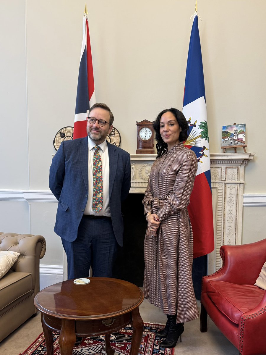 We kicked off the year with a productive meeting between Minister <a href="/CPJElmore/">Chris Elmore MP</a>, Parliamentary Under Secretary of State for Latin America and the Caribbean and Amb. <a href="/AnaiseManuel/">Anaïse Manuel</a>.