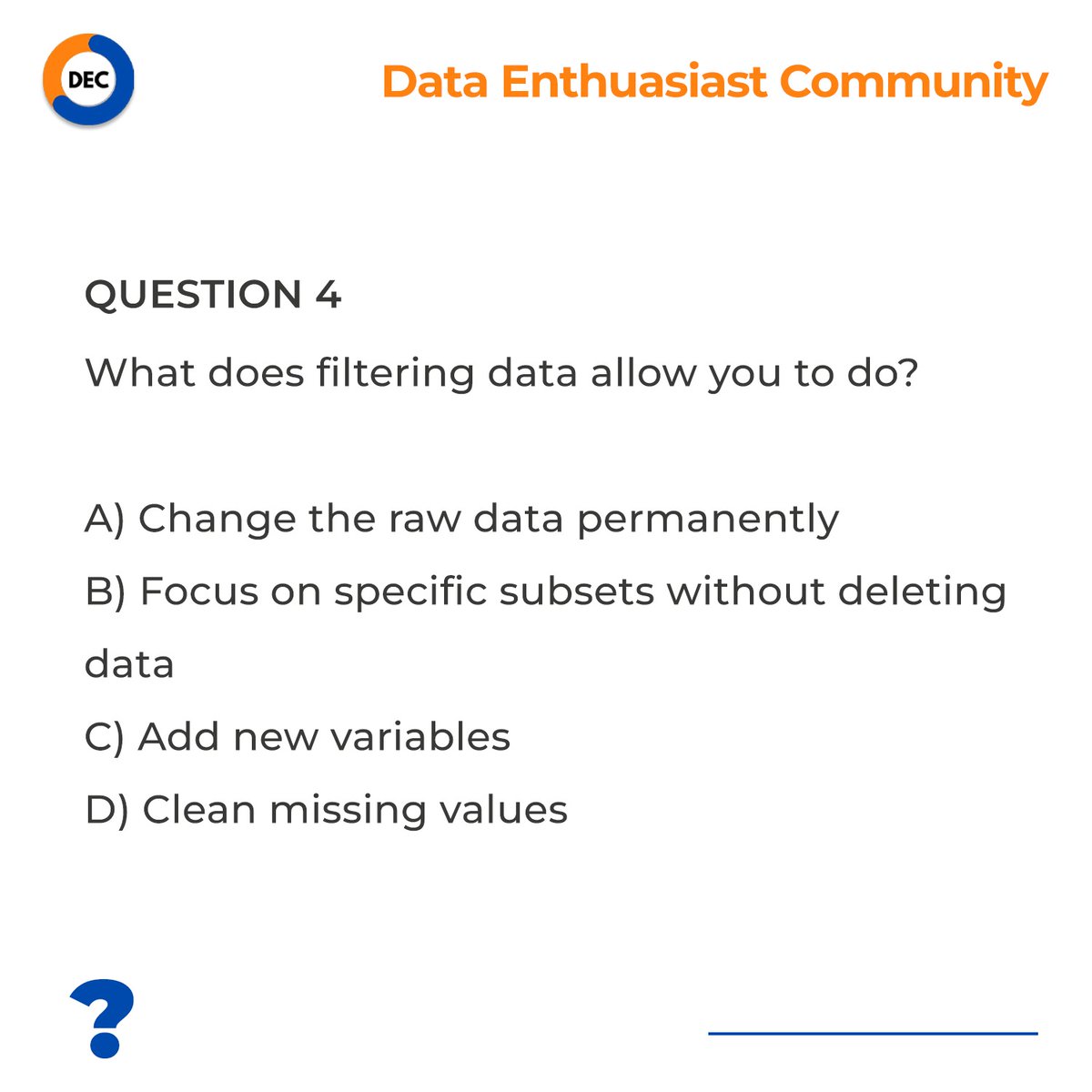 Data Enthusiast community tweet media