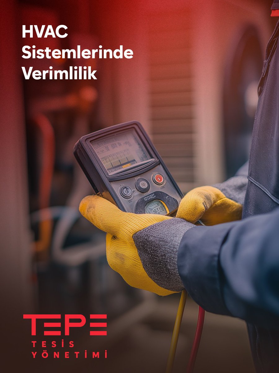 HVAC sistemlerinizin düzenli bakımı, hem enerji tasarrufu sağlar hem de çalışanlarınızın konforunu artırır. #TepeTesisYönetimi ile sistemi her zaman zirvede tutun! 
Siz HVAC bakımında en çok hangi detaya dikkat ediyorsunuz? 
#HVACBakım #EnerjiTasarrufu #MekanikBakım
