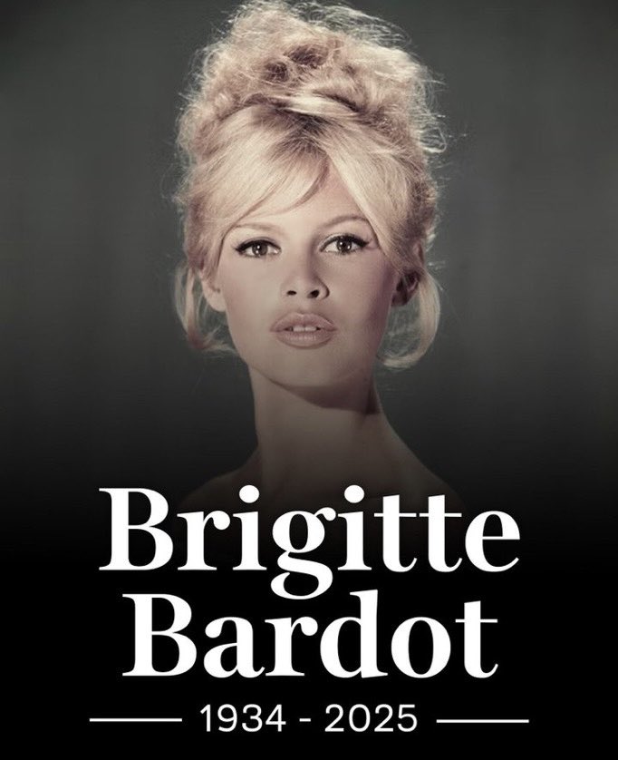 🚨 🇫🇷 Aujourd’hui auront lieu les obsèques de Brigitte Bardot à Saint-Tropez. Appréciez-vous cette icône du cinéma français ?

🅰️. OUI
🅱️ NON