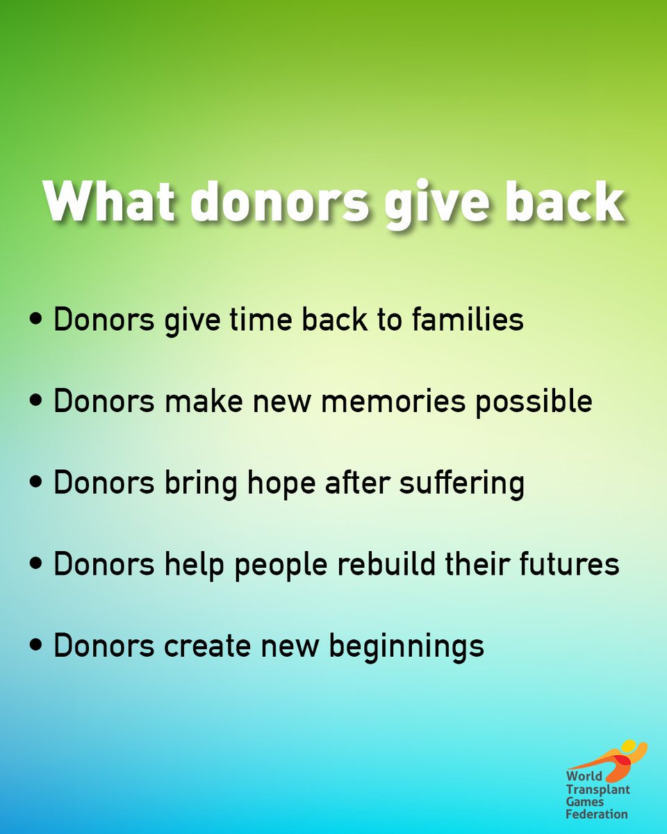 💚 Because of one donor, tomorrow became possible.

#WTGF #GiftOfLife #OrganDonation #DonorHeroes #TransplantCommunity