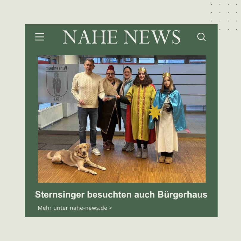 Sternsinger besuchten auch Bürgerhaus
nahe-news.de
#nahe #news #rheinlandpfalz #bingernews #birkenfeldernews #kreuznachernews #nahelandnews #naheaktuell #badkreuznach

Folge uns auch auf Instagram <a href="/nahenews/">Nahe-News die Internetzeitung</a>