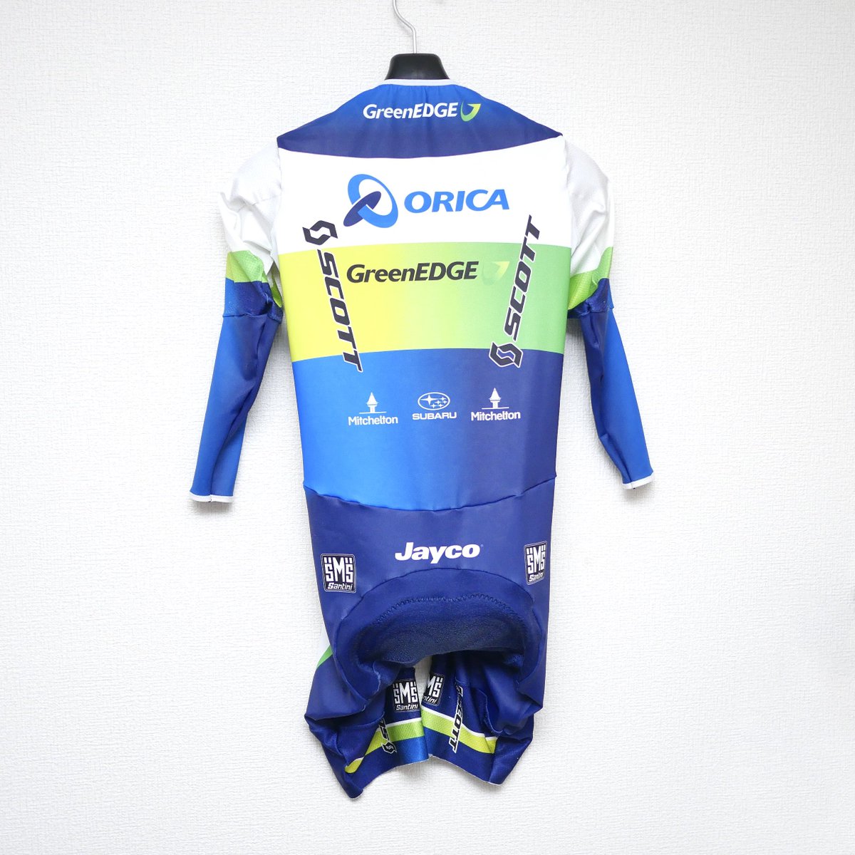 プロチーム支給品販売 オリカグリーンエッジ スキンスーツ Santini製