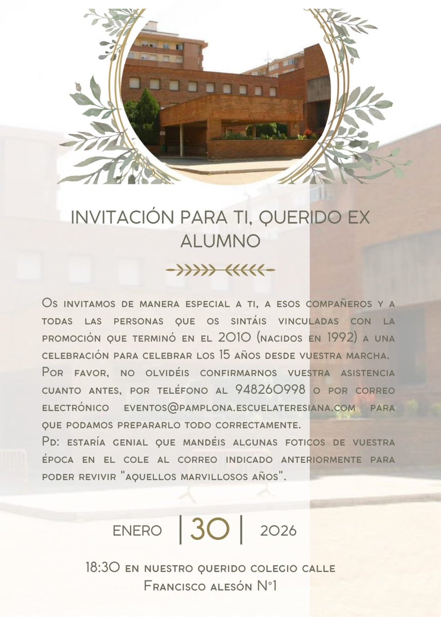 Colegio Santa Teresa-Teresianas Pamplona (@teresianaspampl) on Twitter photo 