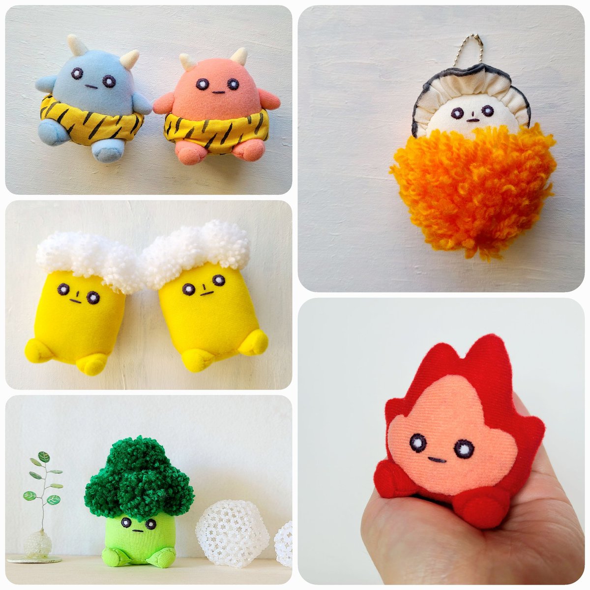 新年早々の創作クラスタフォロー祭り 虚無顔がかわいいぬいぐるみ達