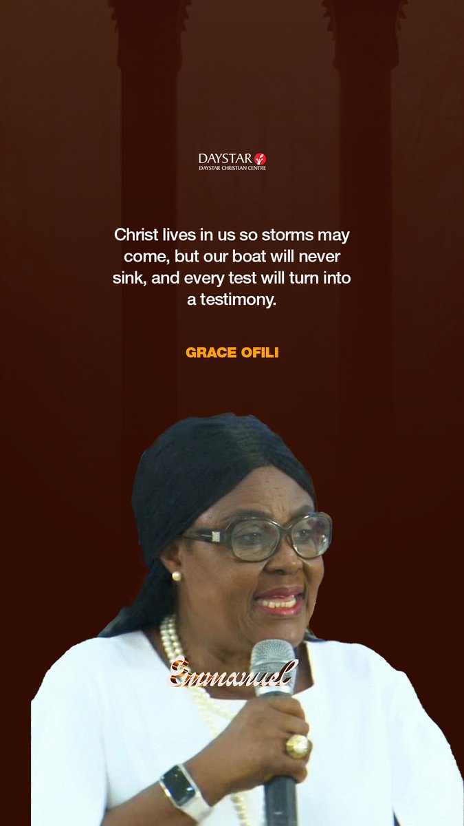 DaystarNG's tweet photo. We don’t just believe in God’s presence, we carry it.

Christ lives within us, and through our lives, His glory becomes visible for the world to see.

You can catch up on all the sermons on our YouTube channel- link in bio 

#daystarchristiancentre #manifestation2026 #raisingrolemodels #daystarat30