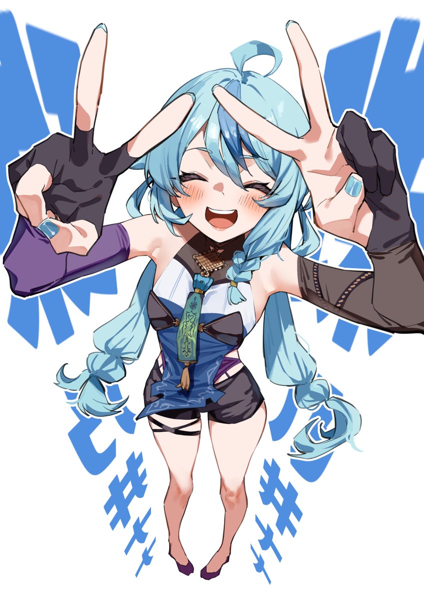 ぴーすぴーす
#珠乃イラスト