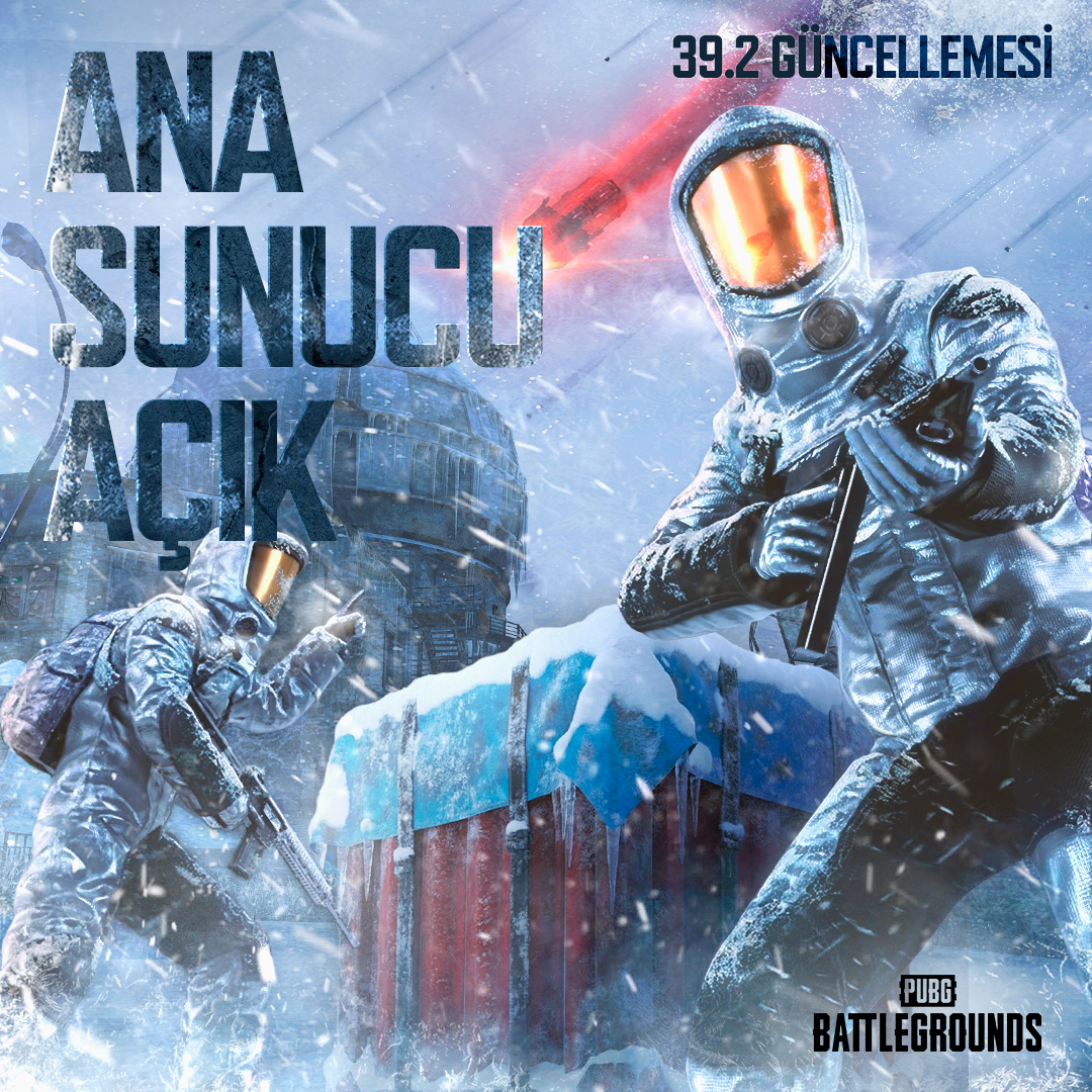 PUBG_TUR's tweet image. Soğuğun tamamen ele geçirdiği Erangel'e adım at. Erangel: Subzero'nun son aşaması şimdi PC sunucuları için çıktı.

Bu aşamada hayatta kal, Kış Çorbası Amblemi'ni kazan.

#ErangelSubzero #FinalPhase