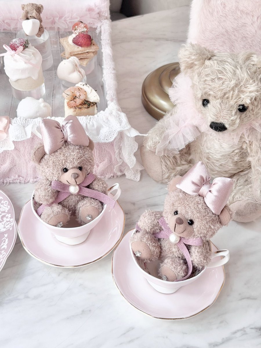 テディベア　ジンジャーカラー 🧸🎀🫧 🧸🎀🫧 🧸🎀🫧 🧸🎀🫧 🧸期間限定🧸 🎀テディベア付きアフヌン